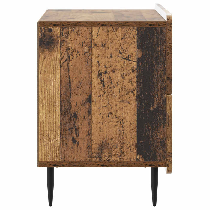 Dulap de noapte Lemn vechi 62 x 34,5 x 49,5 cm Lemn prelucrat - WALTI WALTI