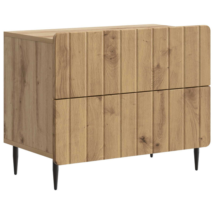 Dulap de noapte cu sertar Stejar Artizanal 62 x 34,5 x 49,5 cm - WALTI WALTI