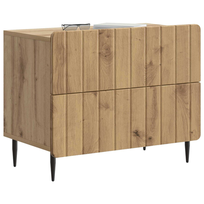 Dulap de noapte cu sertar Stejar Artizanal 62 x 34,5 x 49,5 cm - WALTI WALTI