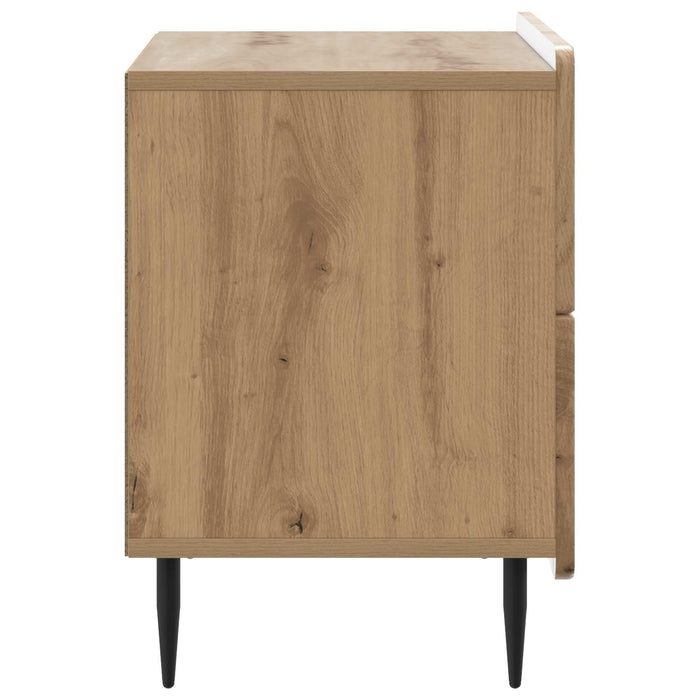 Dulap de noapte cu sertar Stejar Artizanal 62 x 34,5 x 49,5 cm - WALTI WALTI