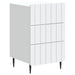 Dulap de noapte cu sertar Alb 43x 41 x 68 cm Lemn prelucrat - WALTI WALTI