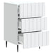 Dulap de noapte cu sertar Alb 43x 41 x 68 cm Lemn prelucrat - WALTI WALTI