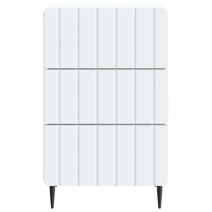 Dulap de noapte cu sertar Alb 43x 41 x 68 cm Lemn prelucrat - WALTI WALTI