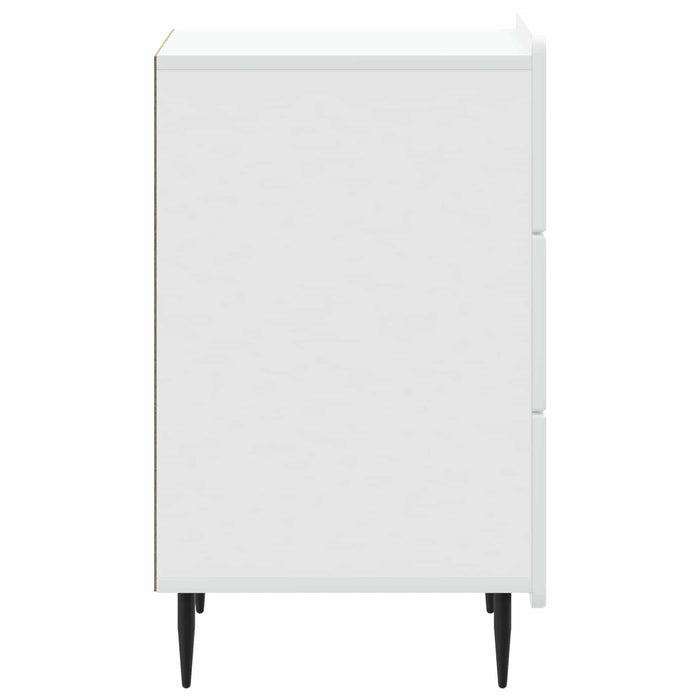 Dulap de noapte cu sertar Alb 43x 41 x 68 cm Lemn prelucrat - WALTI WALTI