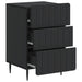 Dulap de noapte cu sertar Negru 43x 41 x 68 cm Lemn prelucrat - WALTI WALTI