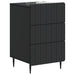 Dulap de noapte cu sertar Negru 43x 41 x 68 cm Lemn prelucrat - WALTI WALTI