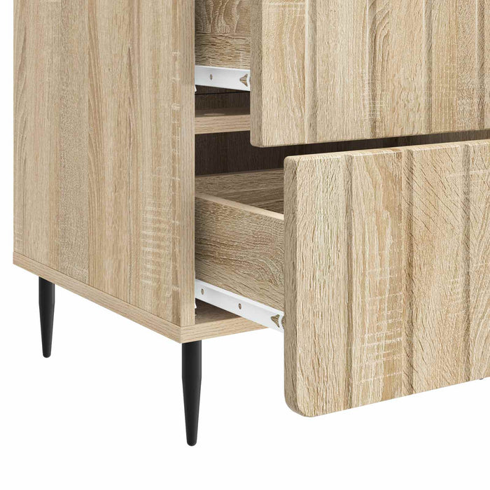 Dulap de noapte Stejar Sonoma 43x 41 x 68 cm Lemn prelucrat - WALTI WALTI