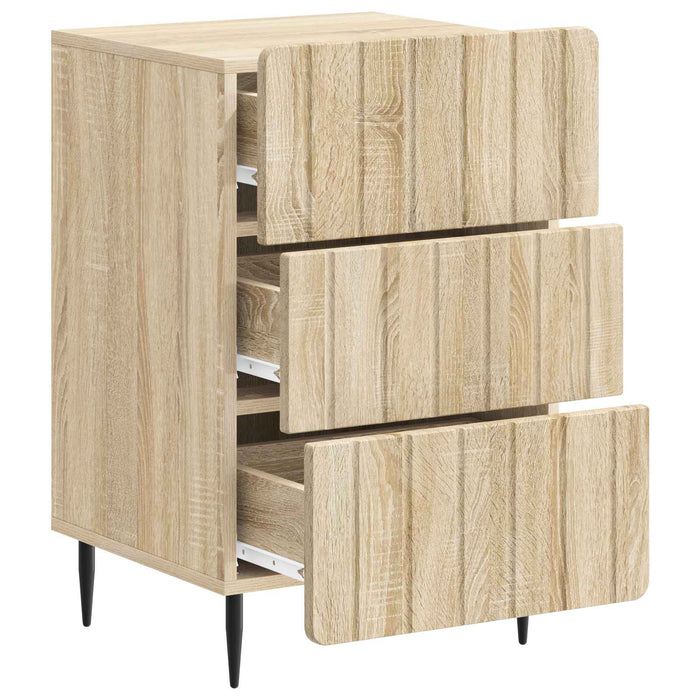 Dulap de noapte Stejar Sonoma 43x 41 x 68 cm Lemn prelucrat - WALTI WALTI