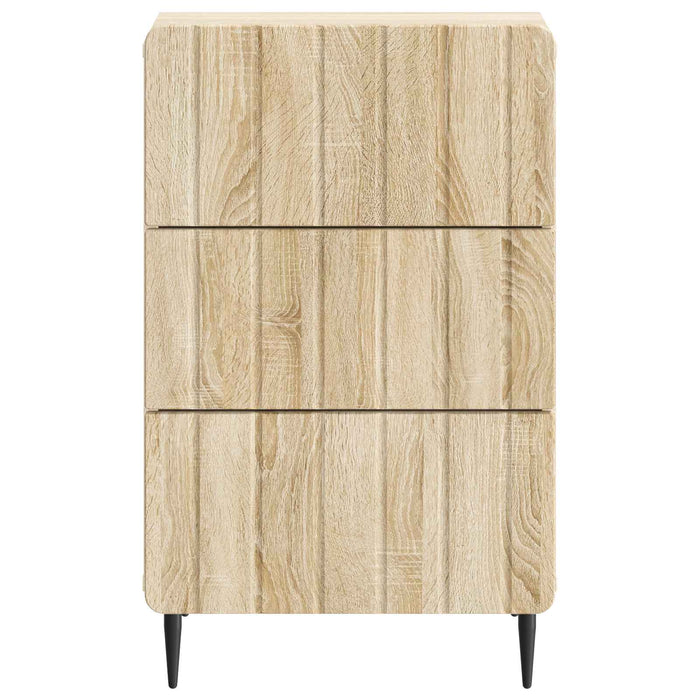 Dulap de noapte Stejar Sonoma 43x 41 x 68 cm Lemn prelucrat - WALTI WALTI