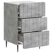 Dulap de noapte Gri Beton 43x 41 x 68 cm Lemn prelucrat - WALTI WALTI