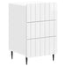 Dulap de noapte Alb foarte lucios 43x 41 x 68 cm Lemn prelucrat - WALTI WALTI