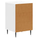 Dulap de noapte Alb foarte lucios 43x 41 x 68 cm Lemn prelucrat - WALTI WALTI