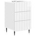 Dulap de noapte Alb foarte lucios 43x 41 x 68 cm Lemn prelucrat - WALTI WALTI