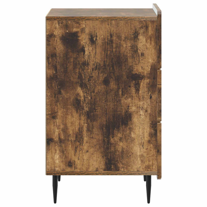 Dulap de noapte Stejar fumuriu 43x 41 x 68 cm Lemn prelucrat - WALTI WALTI
