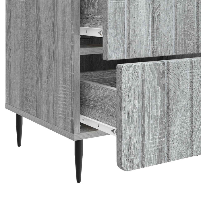 Dulap de noapte Sonoma gri 43x 41 x 68 cm Lemn prelucrat - WALTI WALTI