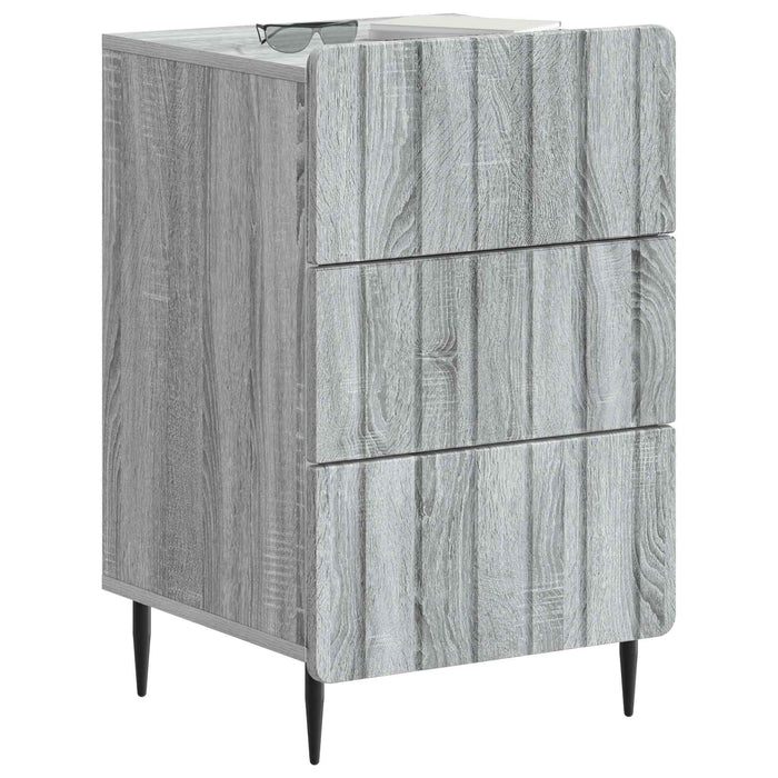 Dulap de noapte Sonoma gri 43x 41 x 68 cm Lemn prelucrat - WALTI WALTI