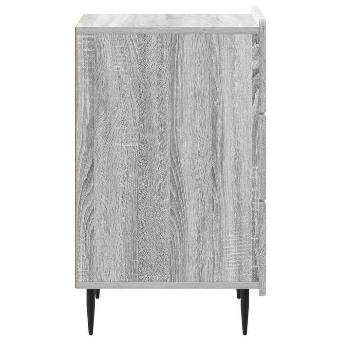 Dulap de noapte Sonoma gri 43x 41 x 68 cm Lemn prelucrat - WALTI WALTI