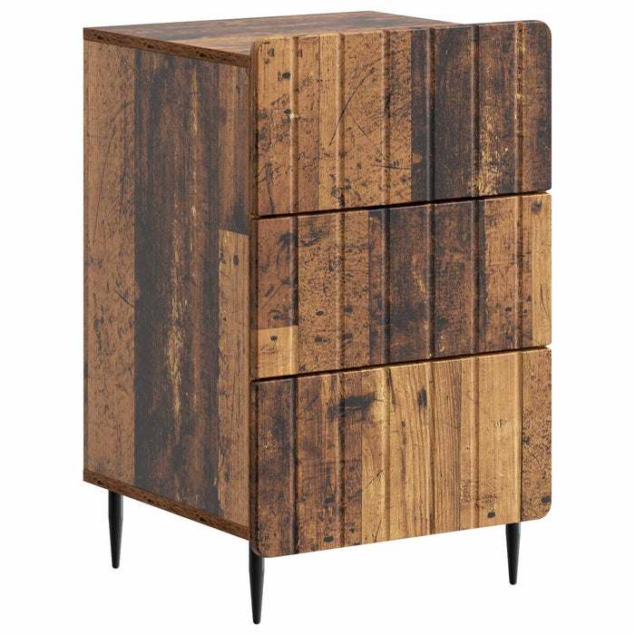 Dulap de noapte Lemn vechi 43x 41 x 68 cm Lemn prelucrat - WALTI WALTI