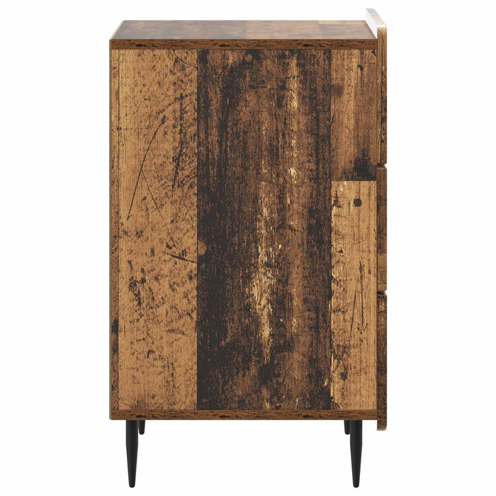 Dulap de noapte Lemn vechi 43x 41 x 68 cm Lemn prelucrat - WALTI WALTI