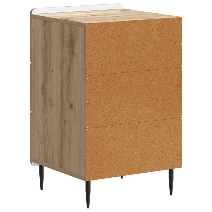 Dulap de noapte Stejar Artizanal 43x 41 x 68 cm Lemn prelucrat - WALTI WALTI