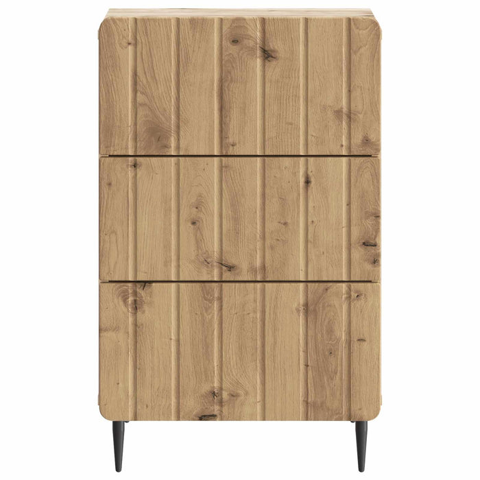 Dulap de noapte Stejar Artizanal 43x 41 x 68 cm Lemn prelucrat - WALTI WALTI