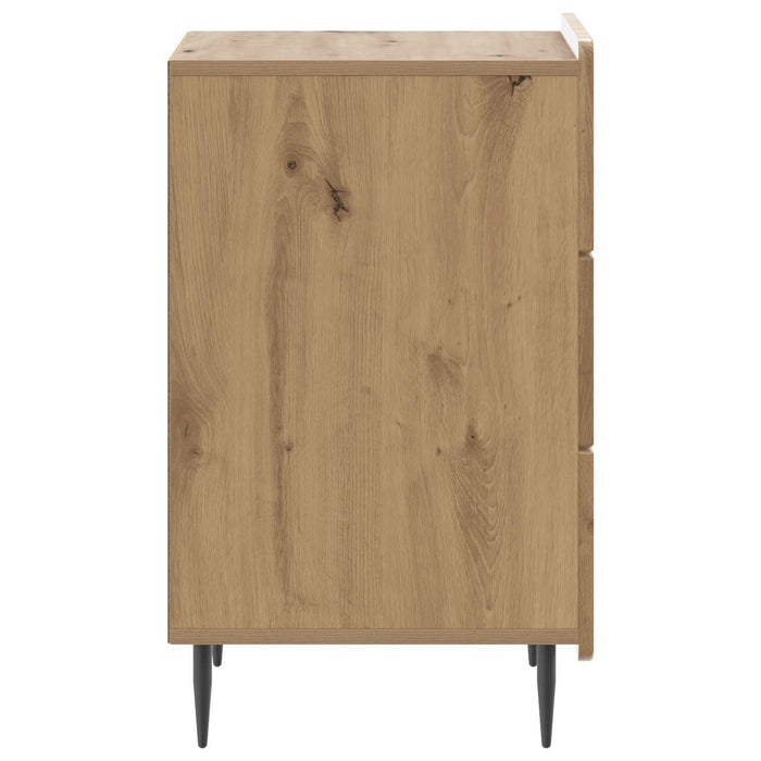 Dulap de noapte Stejar Artizanal 43x 41 x 68 cm Lemn prelucrat - WALTI WALTI