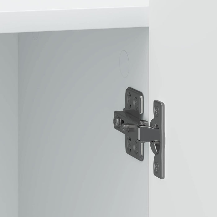 Dulap de noapte 2 pcs Alb 43 x 34,5 x 52 cm Lemn prelucrat - WALTI WALTI