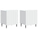 Dulap de noapte 2 pcs Alb 43 x 34,5 x 52 cm Lemn prelucrat - WALTI WALTI