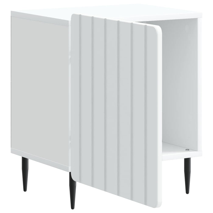 Dulap de noapte 2 pcs Alb 43 x 34,5 x 52 cm Lemn prelucrat - WALTI WALTI