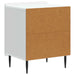 Dulap de noapte 2 pcs Alb 43 x 34,5 x 52 cm Lemn prelucrat - WALTI WALTI