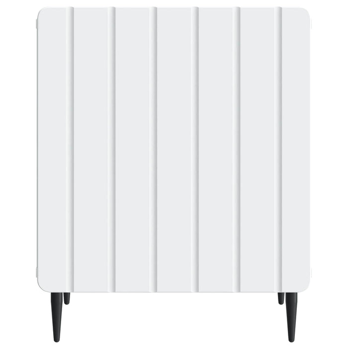 Dulap de noapte 2 pcs Alb 43 x 34,5 x 52 cm Lemn prelucrat - WALTI WALTI