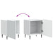 Dulap de noapte 2 pcs Alb 43 x 34,5 x 52 cm Lemn prelucrat - WALTI WALTI