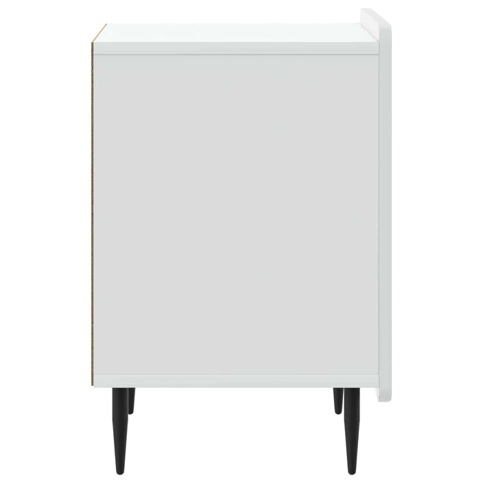 Dulap de noapte 2 pcs Alb 43 x 34,5 x 52 cm Lemn prelucrat - WALTI WALTI