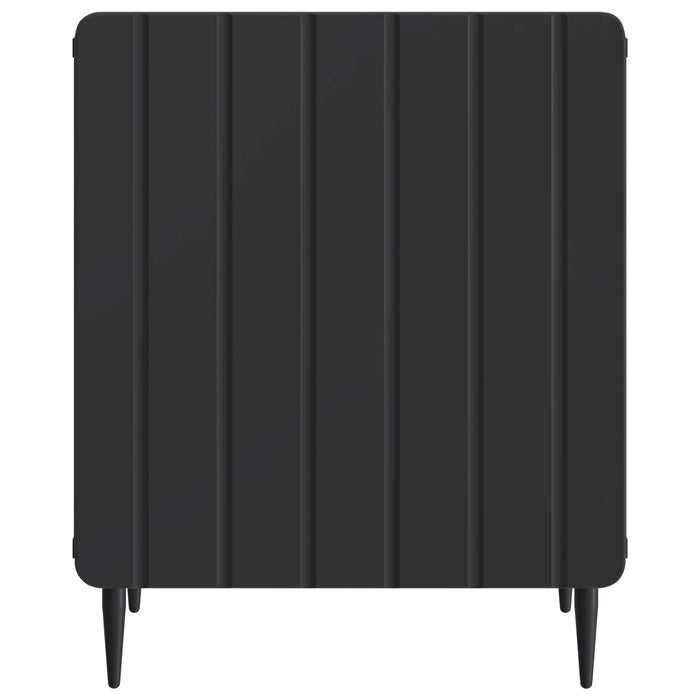 Dulap de noapte Negru 43 x 34,5 x 52 cm Lemn prelucrat - WALTI WALTI