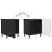 Dulap de noapte Negru 43 x 34,5 x 52 cm Lemn prelucrat - WALTI WALTI