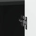 Dulap de noapte 2 pcs Negru 43 x 34,5 x 52 cm Lemn prelucrat - WALTI WALTI
