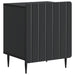 Dulap de noapte 2 pcs Negru 43 x 34,5 x 52 cm Lemn prelucrat - WALTI WALTI