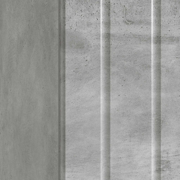Dulap de noapte Gri Beton 43 x 34,5 x 52 cm Lemn prelucrat - WALTI WALTI
