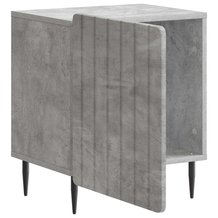 Dulap de noapte 2 pcs Gri Beton 43 x 34,5 x 52 cm - WALTI WALTI
