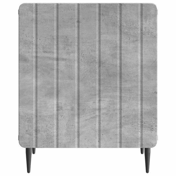 Dulap de noapte 2 pcs Gri Beton 43 x 34,5 x 52 cm - WALTI WALTI
