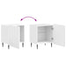 Dulap de noapte 2 pcs Alb foarte lucios 43 x 34,5 x 52 cm - WALTI WALTI