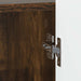 Dulap de noapte Stejar fumuriu 43 x 34,5 x 52 cm Lemn prelucrat - WALTI WALTI