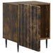Dulap de noapte Stejar fumuriu 43 x 34,5 x 52 cm Lemn prelucrat - WALTI WALTI