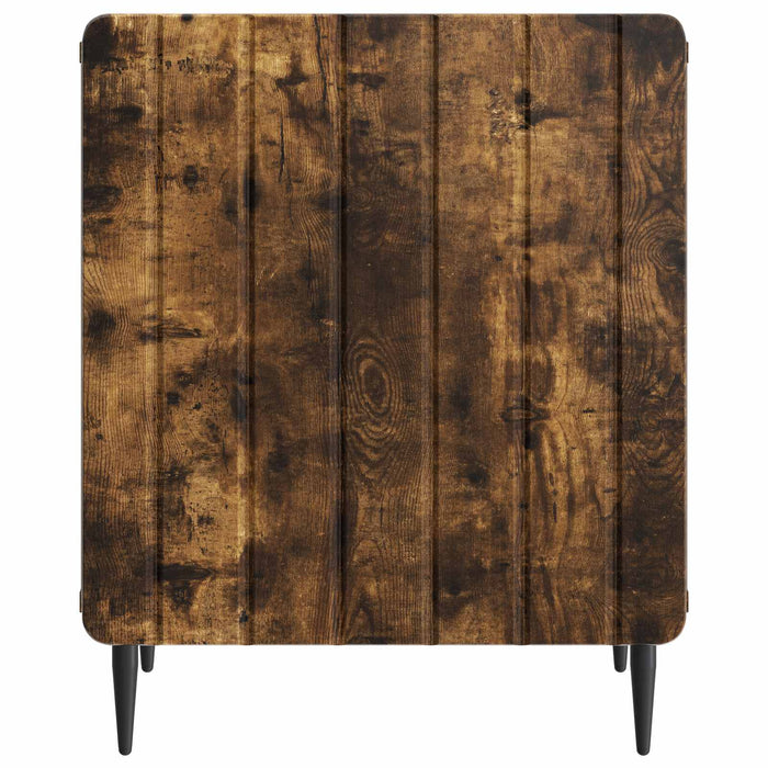 Dulap de noapte Stejar fumuriu 43 x 34,5 x 52 cm Lemn prelucrat - WALTI WALTI