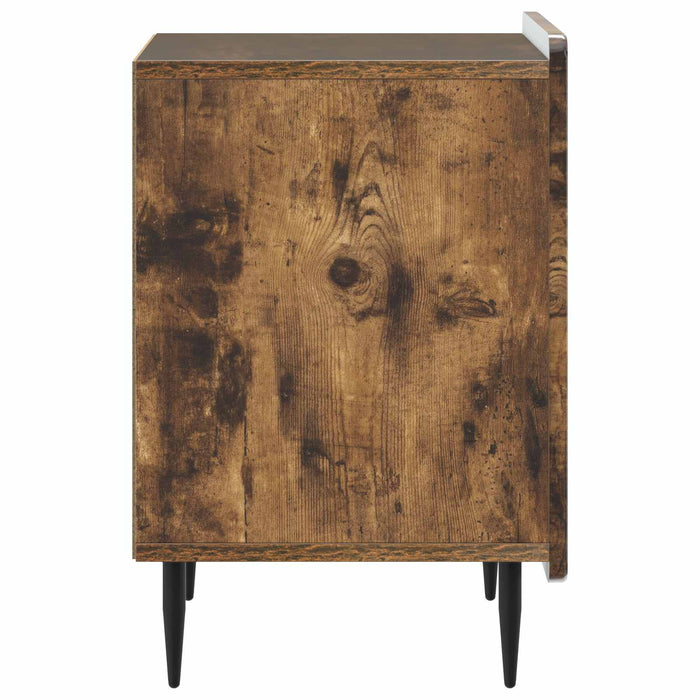 Dulap de noapte Stejar fumuriu 43 x 34,5 x 52 cm Lemn prelucrat - WALTI WALTI