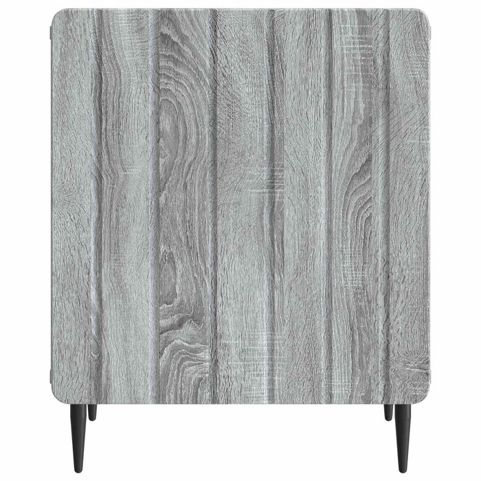 Dulap de noapte Sonoma gri 43 x 34,5 x 52 cm Lemn prelucrat - WALTI WALTI