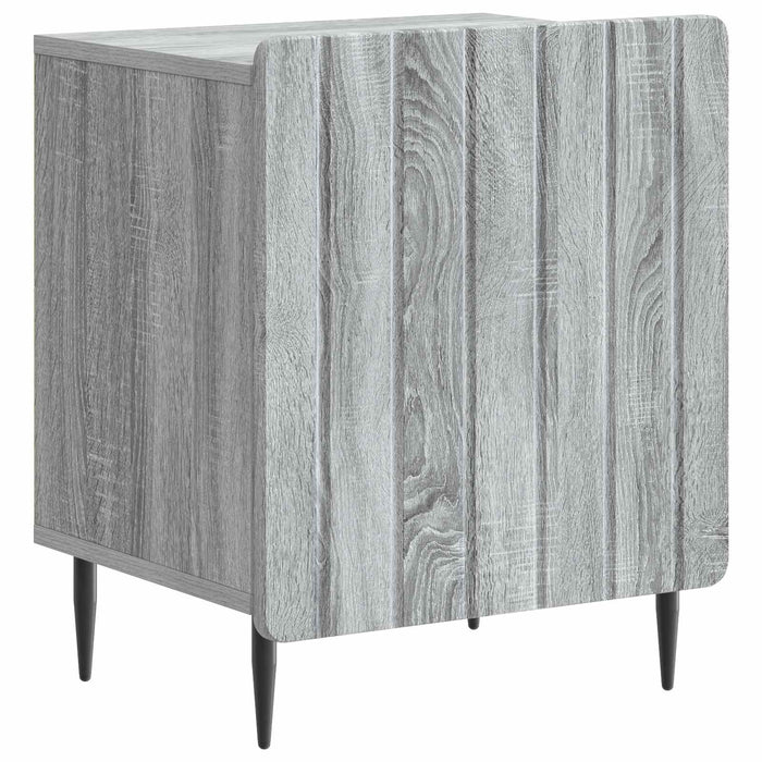 Dulap de noapte 2 pcs Sonoma gri 43 x 34,5 x 52 cm - WALTI WALTI