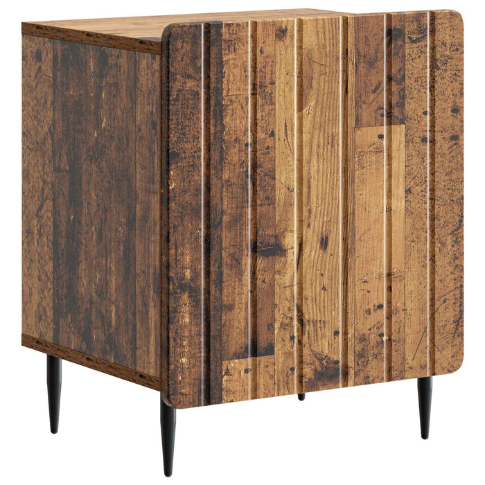 Dulap de noapte 2 pcs Lemn vechi 43 x 34,5 x 52 cm - WALTI WALTI