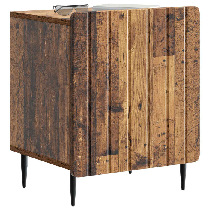 Dulap de noapte 2 pcs Lemn vechi 43 x 34,5 x 52 cm - WALTI WALTI
