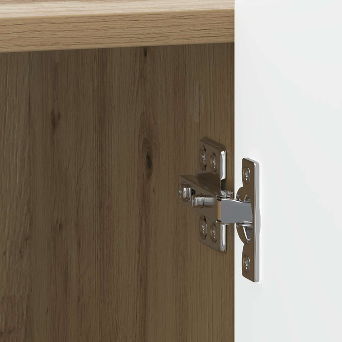 Dulap de noapte 2 pcs Stejar Artizanal 43 x 34,5 x 52 cm - WALTI WALTI